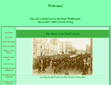 Tablet Screenshot of irishwolfhounds.org